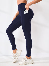 New High Waisted Butt Lifting Tummy Control Pocket Shaping Leggings