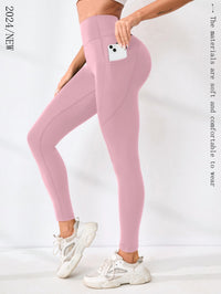 New High Waisted Butt Lifting Tummy Control Pocket Shaping Leggings