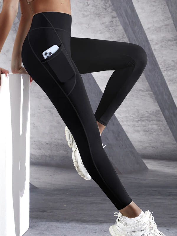 New High Waisted Butt Lifting Tummy Control Pocket Shaping Workout Leggings