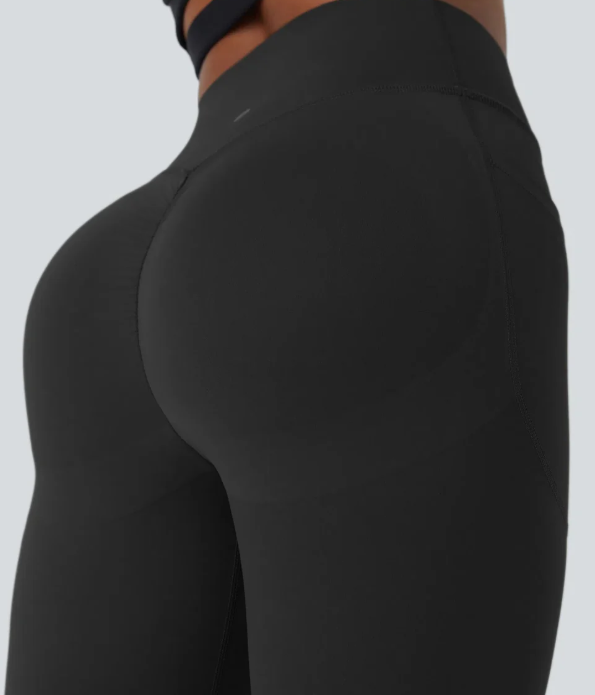 New High Waisted Butt Lifting Tummy Control Pocket Shaping Leggings